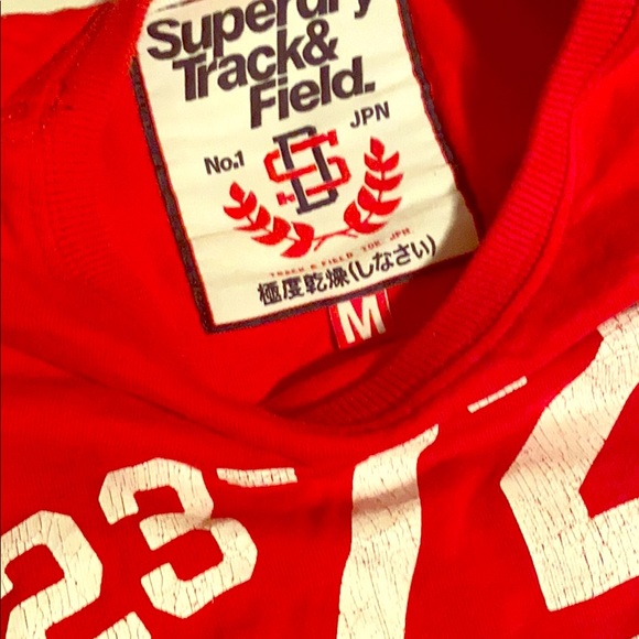 Superdry  Size -M Red T Shirt - Picture 5 of 5